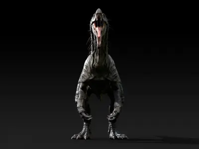 Suchomimus tenerensis Low-poly 3D model