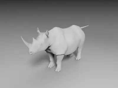 Rhino mouse 3D model
