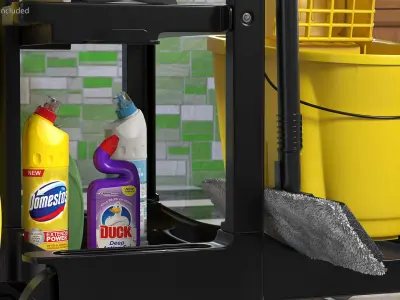 Rigged Housekeeping Maids Collection 2 for Cinema 4D 3D model