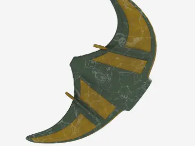  battle glider Low-poly 3D model