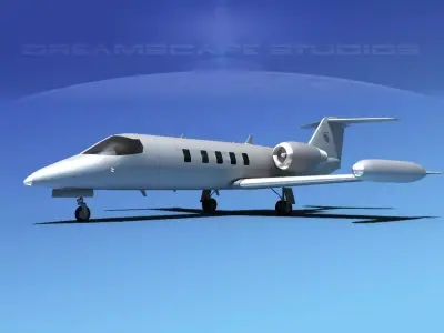 Gates Bombardier Learjet 35 V00 3D model