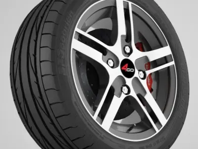 Wheel 4go PDW583 3D model