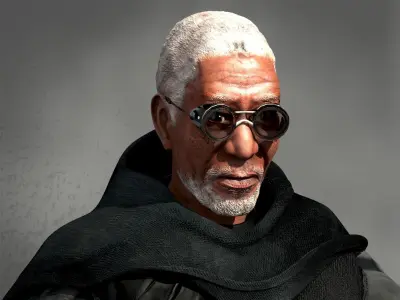 Malcolm Beach from Oblivion Low-poly 3D model