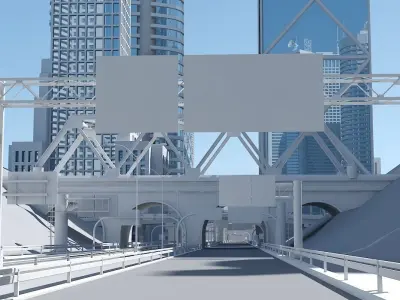 High Definition City 3D model