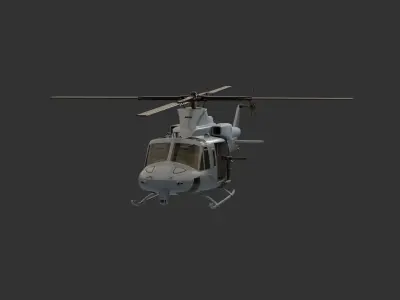 Bell Super Huey Venom Helicopter  3D model
