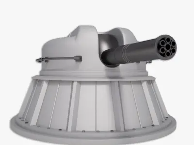 AK-630 gun  3D model