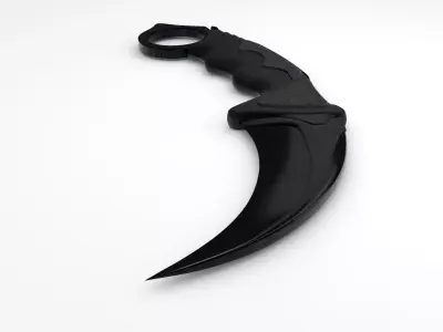 Karambit knife Free 3D model