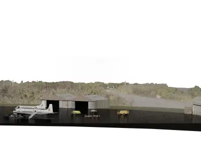 CONVAIR 440 and DOUGLAS DC-6B 3D model