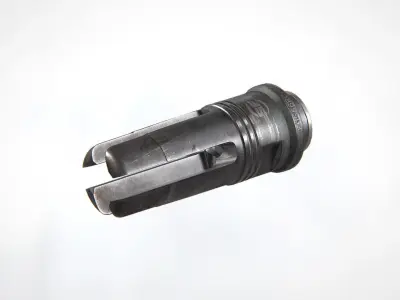 SOCOM-556 4-Prong Flash Hider Low-poly 3D model