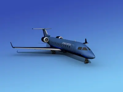 Canadair CRJ100 Oceanis 3D model