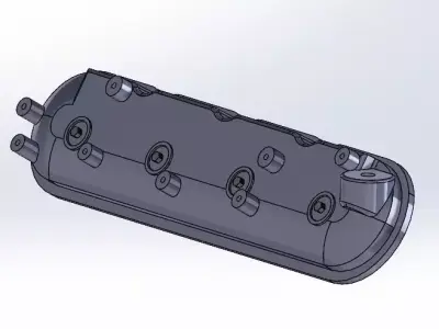 LS Valve Cover Driver side 3D model