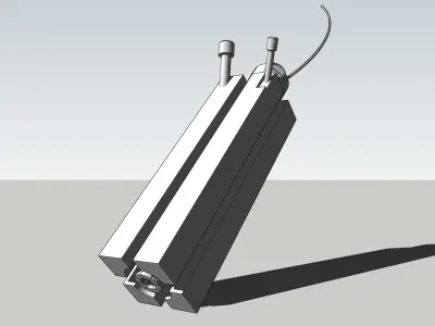 Gravity Particle Launcher  Blame Tsutomu Nihei Low-poly 3D model