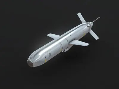 Delilah Cruise Missile Low-poly 3D model