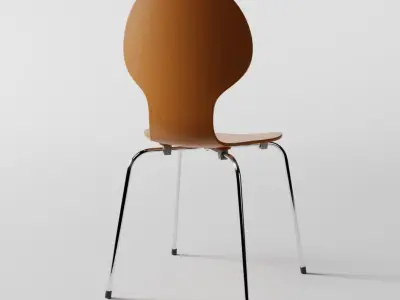Wooden Chair Free 3D model buy