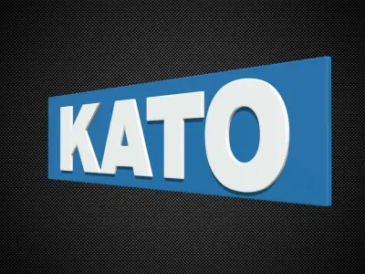 kato logo 3D model