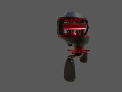 Favorite Fire Stick Casting Reel 3D Game ready Model Low-poly 3D model