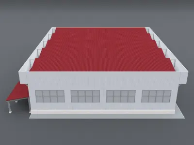 INDUSTRIAL STRUCTURES 1 Low-poly 3D model