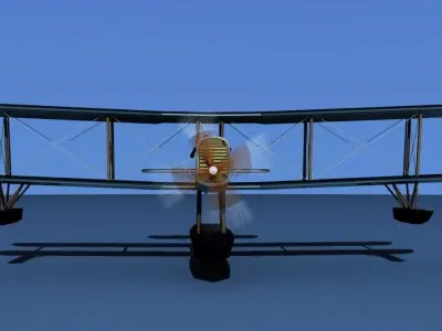 Airco DH-4 Royal Navy Seaplane 3D model