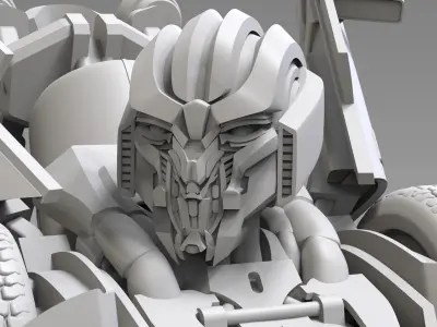 Transformers Bumblebee Decepticon Dropkick 3D print model 3D print model