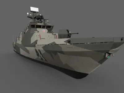Hamina class Tornio 3D model
