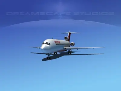 Boeing 727-200 AeroTours 3D model