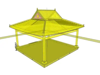 Korean Traditional HANOK 3D model Free 3D model