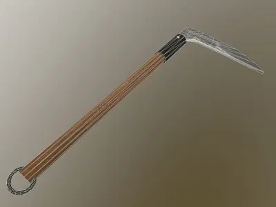 Kama weapon Free low-poly 3D model