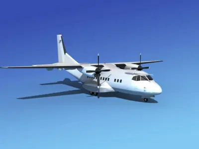 Casa CN-235 Unmarked 2 3D model