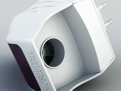 Mosquitall fumigator purple 3D model