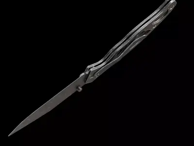 Folding Knife 3D model buy