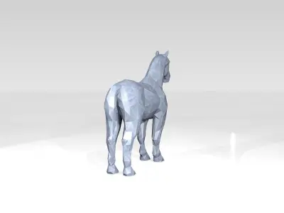 Horse Low Poligonal 3D model