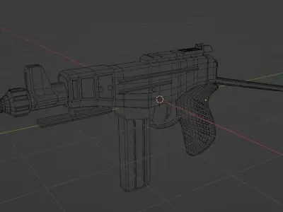 OTs-9 from Call of Duty Cold War 3D Model Low-poly 3D model