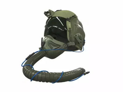 Pilot helmet jc-3 3D model