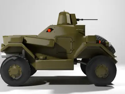 Armoured Car - Daimler Dingo 3D model