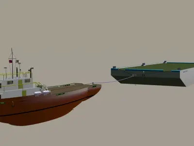 Supoert Vessel SV BobCat 3D model