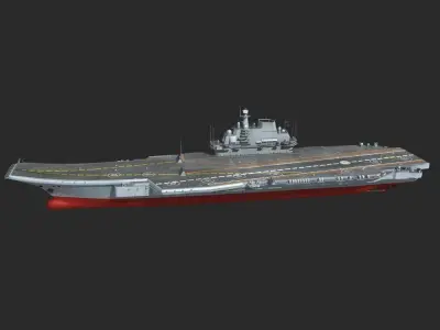 Chinese Liaoning Aircraft Carrier 3D model