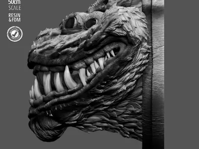 STAR WARS Nexu Portrait Bust 3D print model