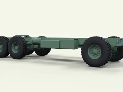 Chassis 6x6 3D model