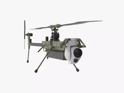 Military Surveillance Drone 3D model