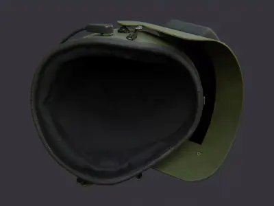 Spetsnaz Gas Mask Helmet Accessory Low-poly 3D model