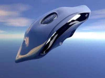 EVAC5 Rescue Starship 3D model