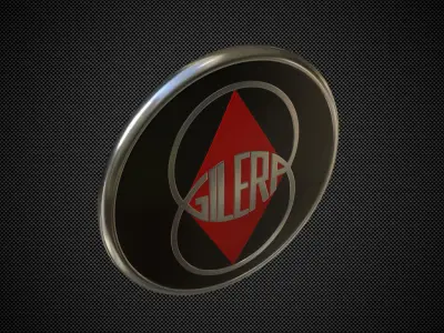 gilera logo 3D model