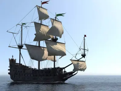 Soleil Galleon 3D model