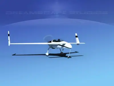 Rutan Long-EZ V03 3D model