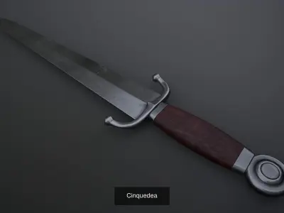 Assortment of Daggers 3D Model Collection