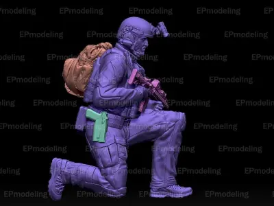 US RANGER SOLDIER 3D print model