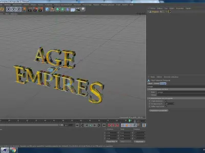 Age of Empires 2 HD Logo Free 3D model