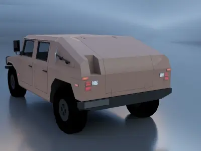 uro vamtac s3 Low-poly 3D model