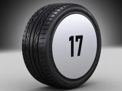 Hankook Ventus V12 Evo 2 17inch 18inch 19inch 3D model