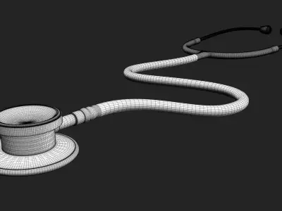 Stethoscope 3D model